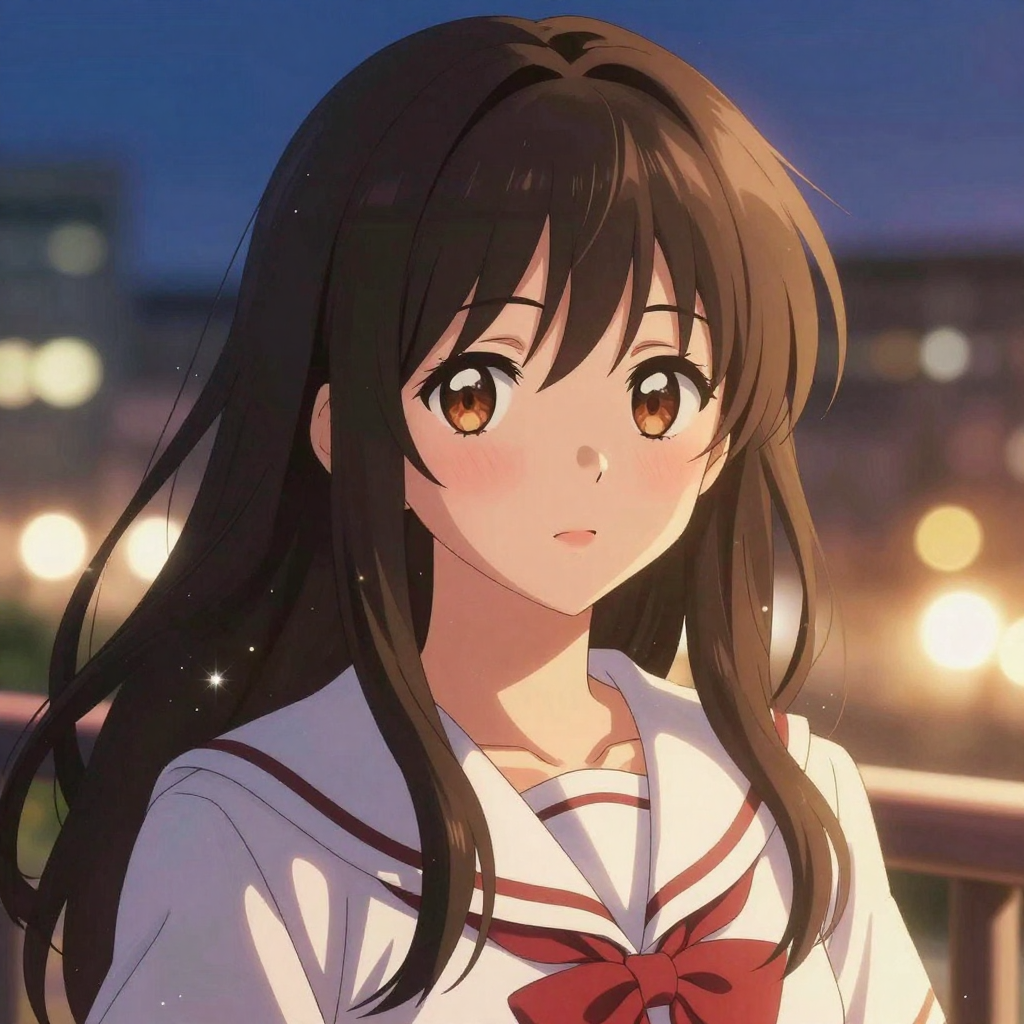 Pink anime album art