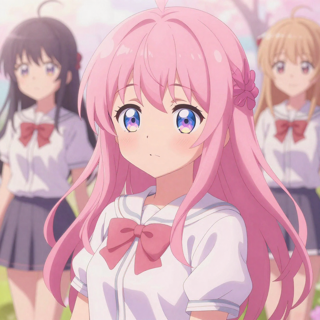 Blue anime cover art
